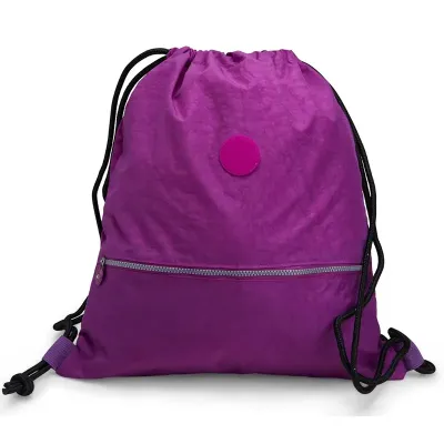 Mochila Saco Nylon Roxa