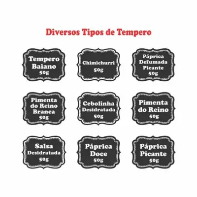 Temperos diversos
