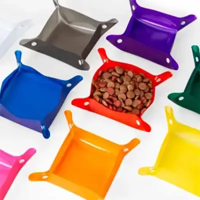 Tigela plástica para pets em diversas cores