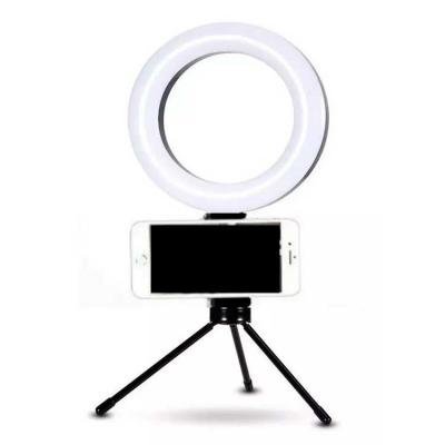 Ring Light De Mesa Iluminador De Led Tripé 6