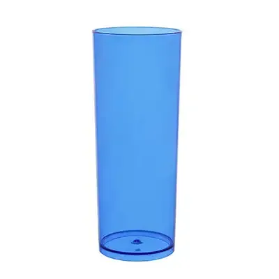 Copo Long Drink na cor azul cristalino