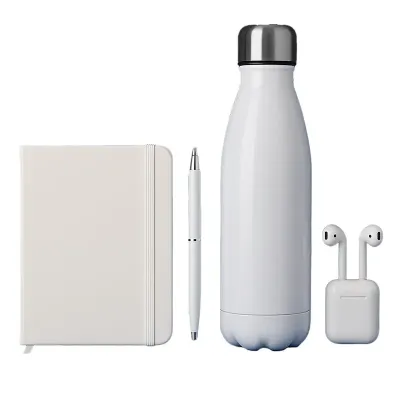 Kit boas vindas branco personalizad