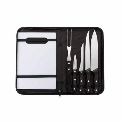 Kit churrasco 5 peças com estojo