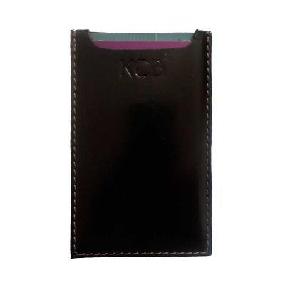 Capa protetora de cartões de crédito em couro Personalização em baixo relevo Medidas de 10X6,5 cm