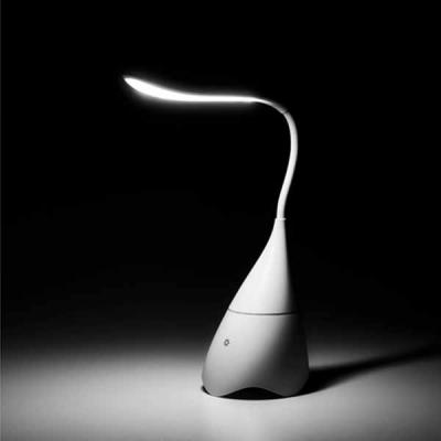 Luminária de mesa com caixa de som