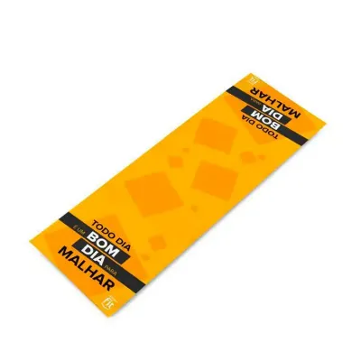 Toalha fitness amarela