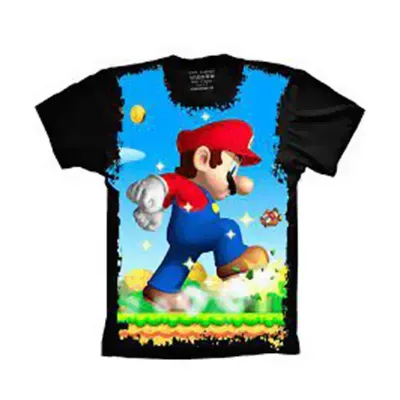 Camiseta Mario Bross