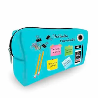 Necessaire em Neoprene azul