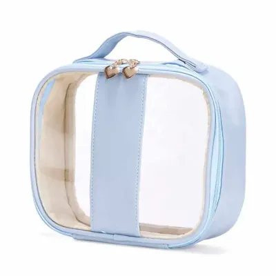 Necessaire PVC azul