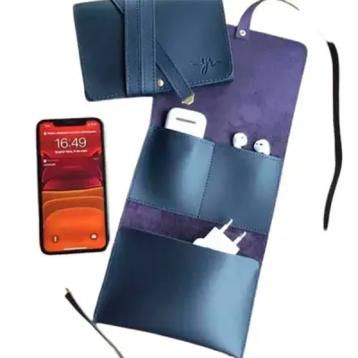 Porta celular e carregadores 