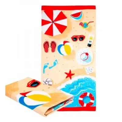 Toalha de praia 100% sublimada