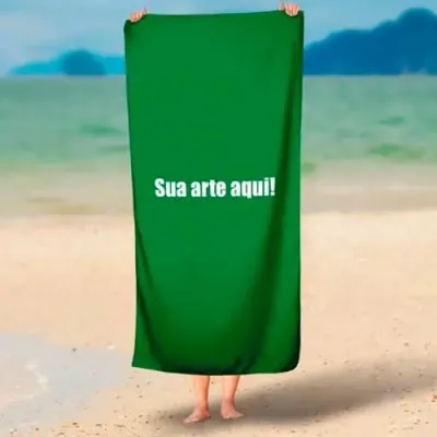 Toalha de praia 100% sublimada
