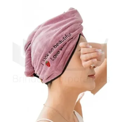 Toalha de cabelo personalizada