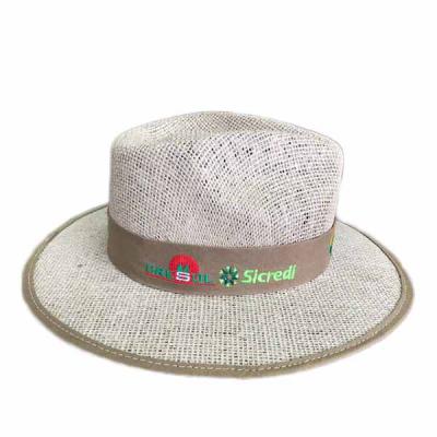 Genialle Brindes & Personalizados - Chapéu de juta com viés