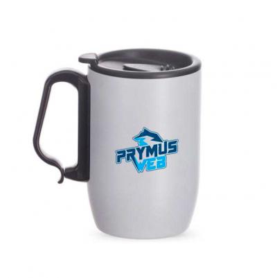 Caneca inox 380ml com parede dupla