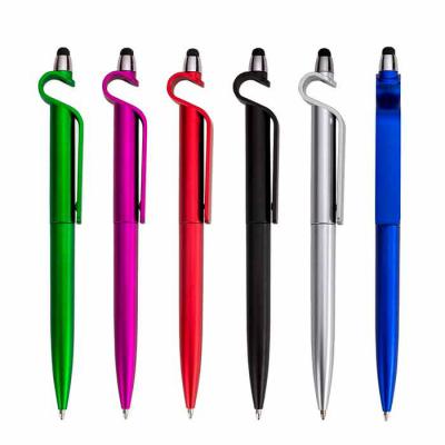 Caneta Plástica Touch  com várias cores