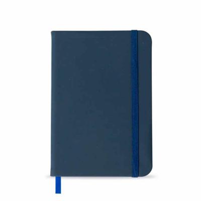 Caderneta emborrachada azul