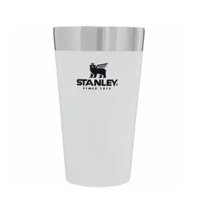 Copo Térmico de Inox Branco Personalizado