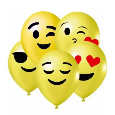 Balão personalizado amarelo