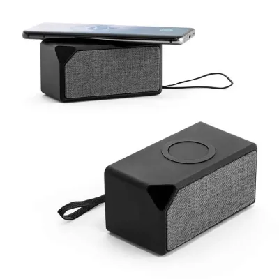 Caixa de som portátil com carregador wireless