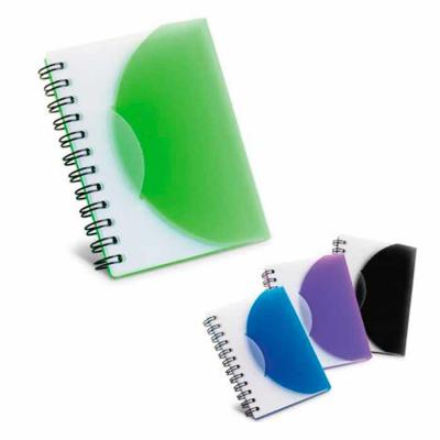 Caderno em PP 93476 - opções de cores