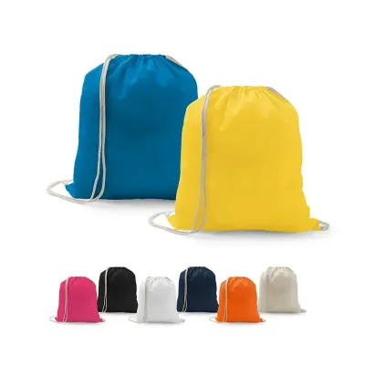 Sacola tipo mochila : várias cores