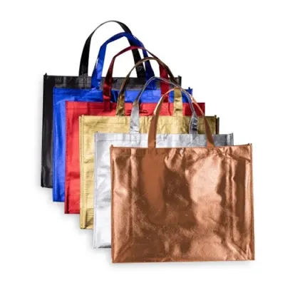 Sacola TNT Metalizada, em várias cores