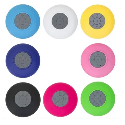 Caixa de som à prova de água emborrachada - várias cores