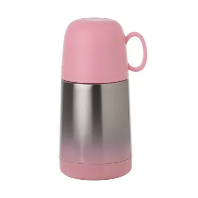 Garrafa Térmica 250ml com detalhes em rosa