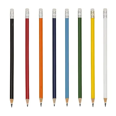 Lápis Ecológico com Borracha: opções de cores