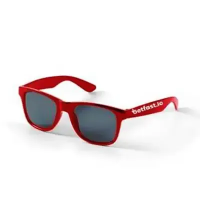 Óculos de Sol Vermelho Personalizado