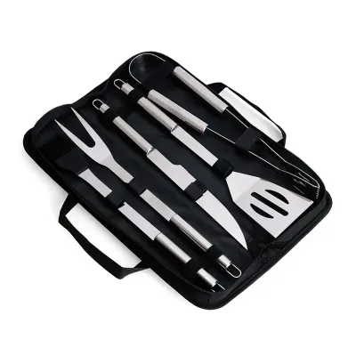 Kit Churrasco 5 Peças em estojo