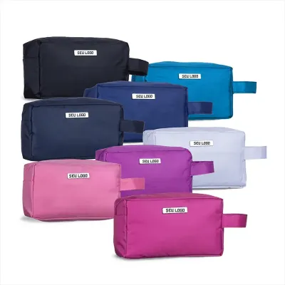 Necessaire PVC Impermeável com Plaquinha