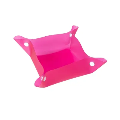 Tigela plástica para pets - rosa