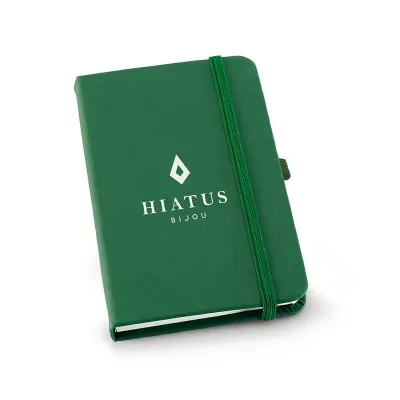 Caderno verde personalizado