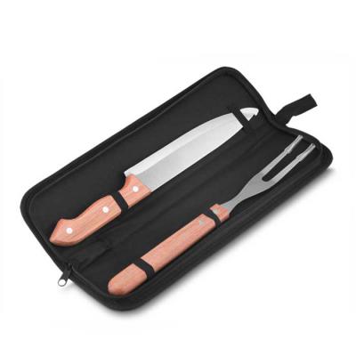Canecas de Brinde - Kit churrasco com estojo, um garfo e uma faca  Podendo ser personalizado nos três itens
