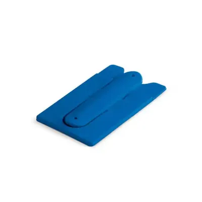 Porta Cartão Azul para Celular Em PVC