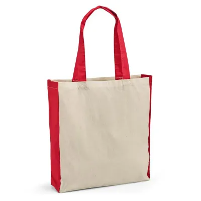 Sacola Tipo Ecobag com detalhe vermelho