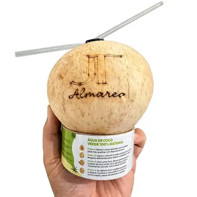 Água de Coco Personalizada com a sua logo