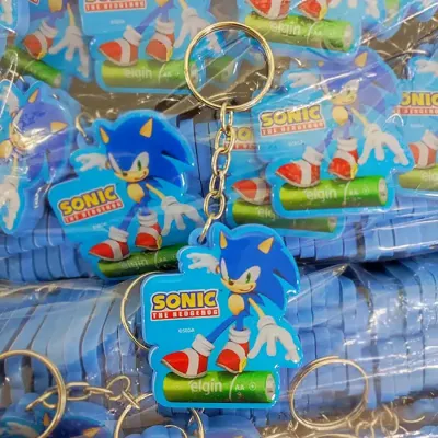 Chaveiro emborrachado Sonic