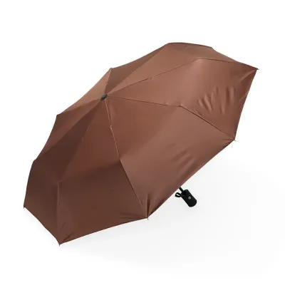 Guarda-chuva automático de nylon marrom