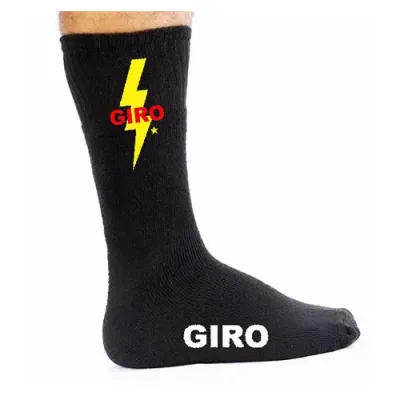 Meia preta personalizada