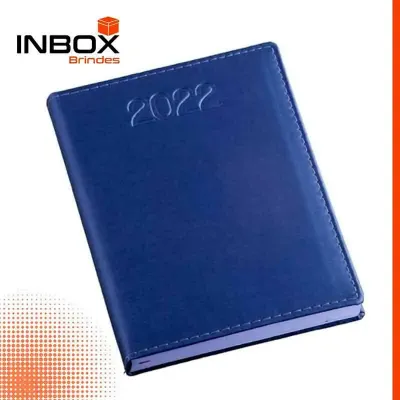 Agenda Diária 2022 com fita de cetim marca página