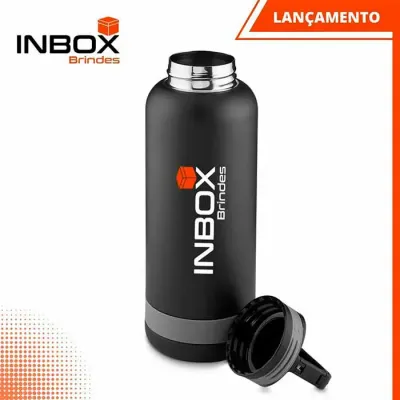 Garrafa em aço inox parede dupla 