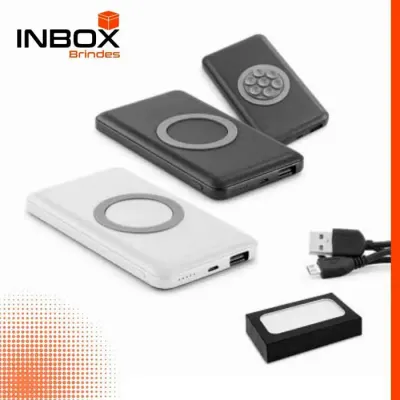 AZOFI. Bateria portátil e carregador wireless