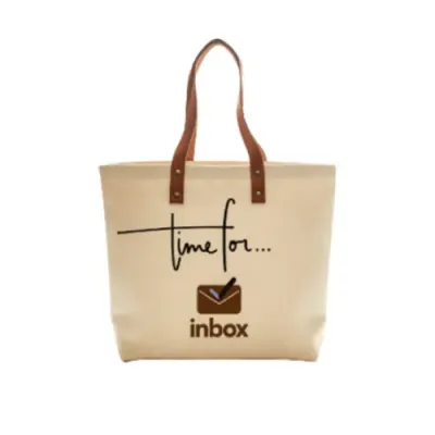 Bolsa com alça couro sintético 30x40cm