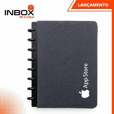 Caderno de anotações com capa dura