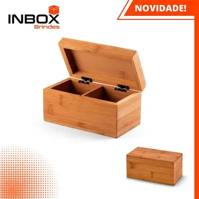 VERBENA. Caixa de chás em bambu