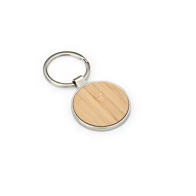 Chaveiro Redondo em Bambu