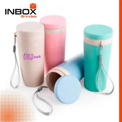 Copo térmico fibra de bambu